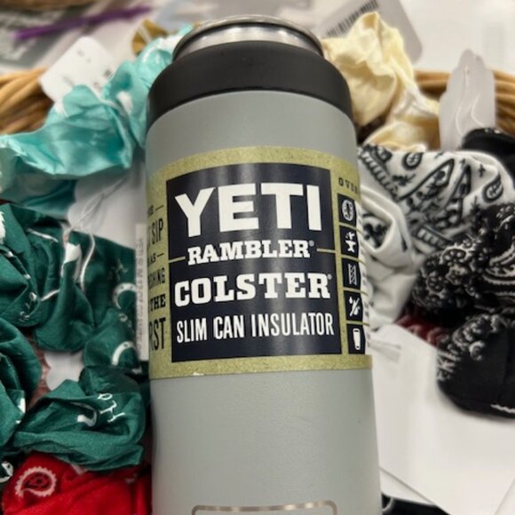 Yeti 12 oz Colster® Slim Can Cooler - Granite Gray (Discontinued Color) - NEW - Picture 1 of 2